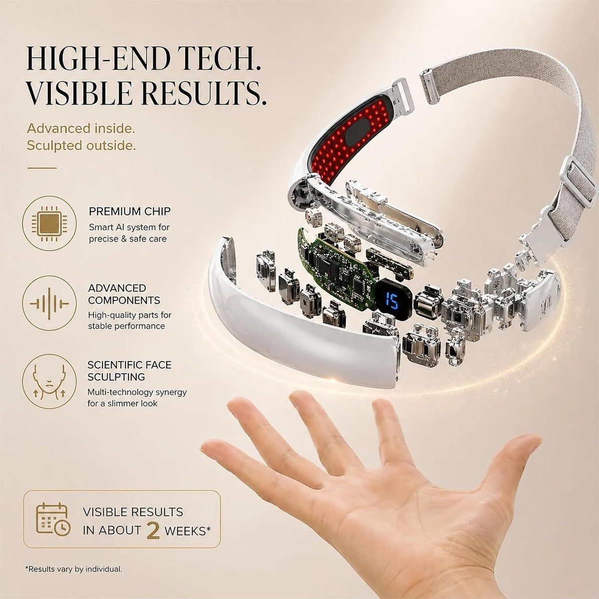 Electric V Face Massager – Double Chin & Jawline Toning Device, 6 Modes and 12 Gear Adjustable Intensities