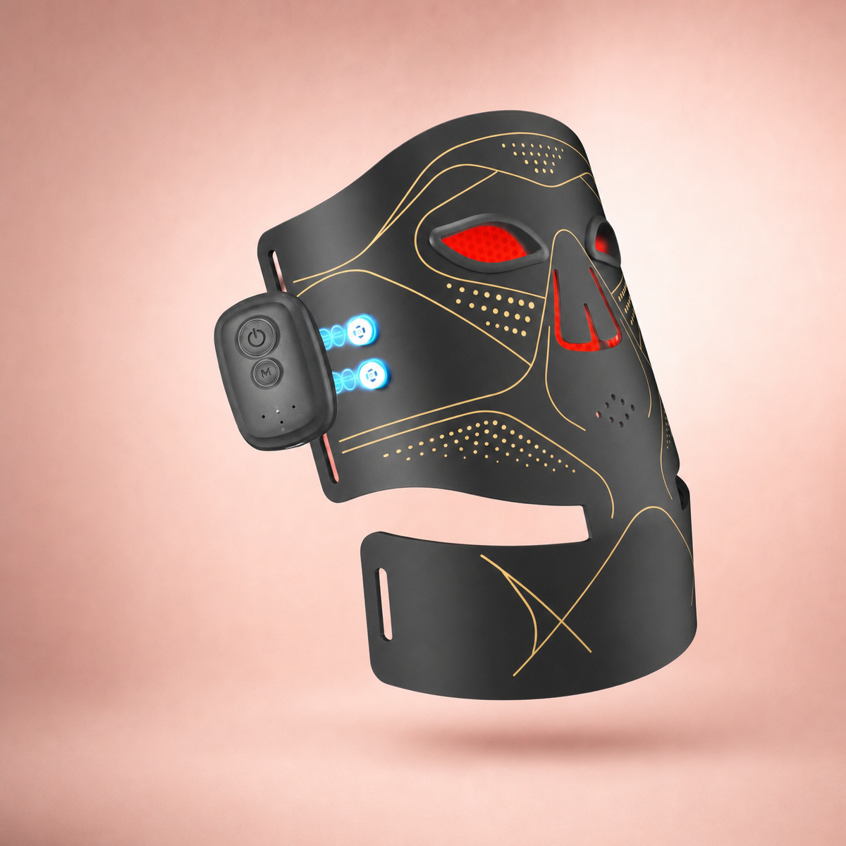 Red Light Therapy Face Mask - 850nm LED Cordless Skincare Device for At Home Beauty Care
