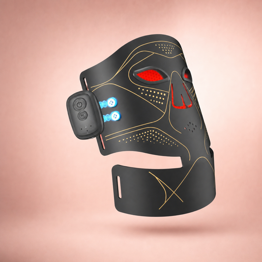 Red Light Therapy Face Mask - 850nm LED Cordless Skincare Device for At Home Beauty Care
