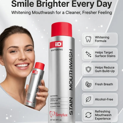 Smylux® Breath Freshen & Stain Whitening Mouthwash