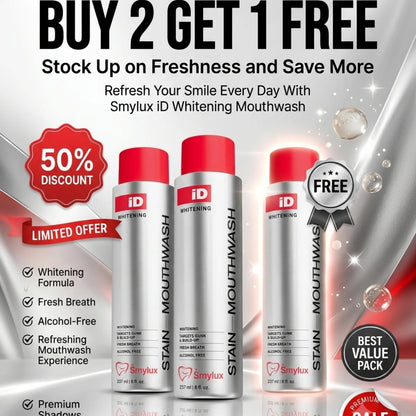 Smylux® Breath Freshen & Stain Whitening Mouthwash